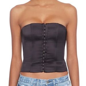 Danielle Guizio Satin Corset